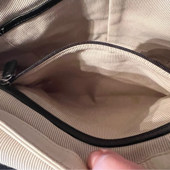 Radley London Leather Bag Black and Ivory Stripe - Picture 8 of 9